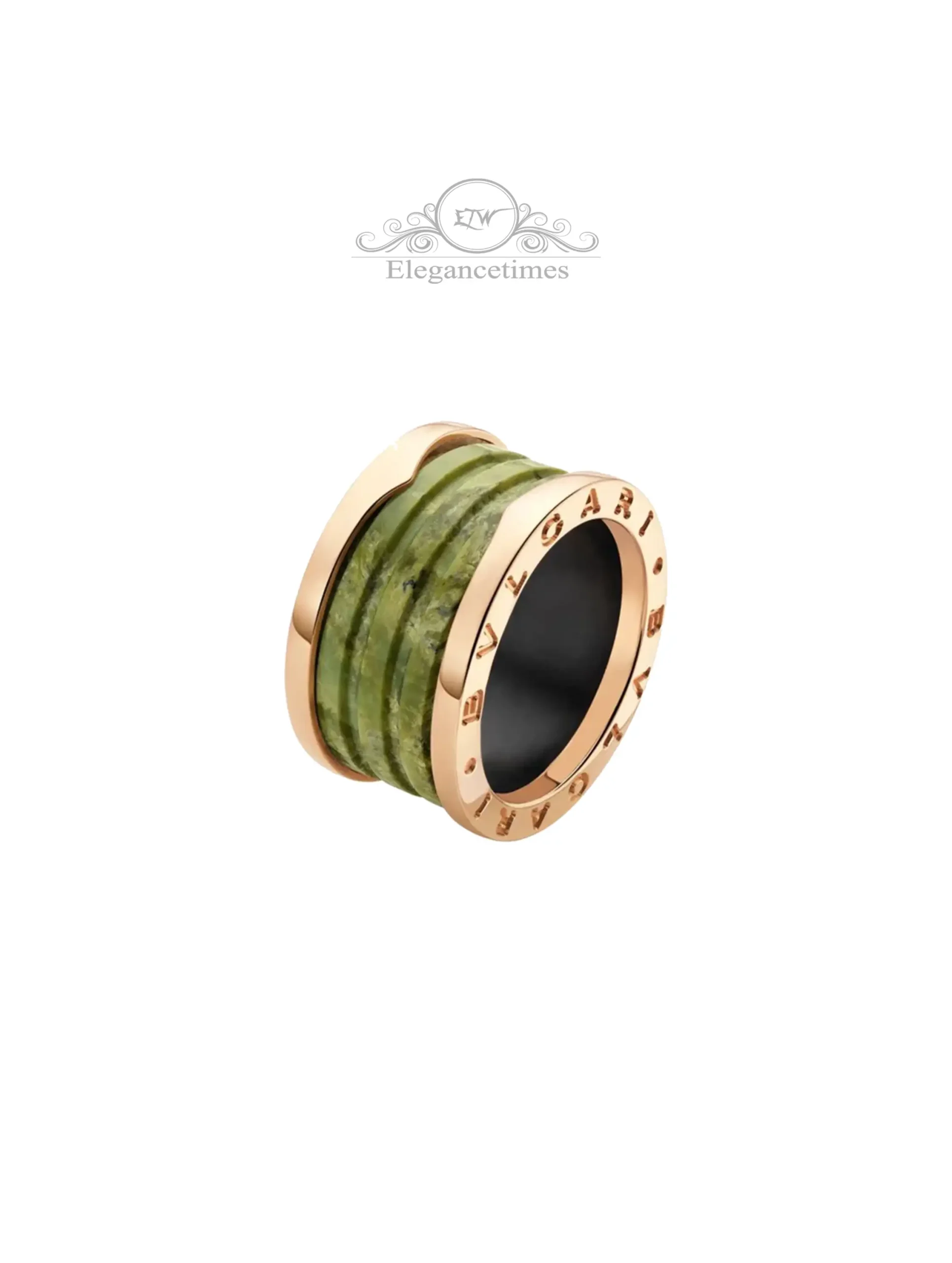 Bvlgari B.Zero1 Ring Green Marble