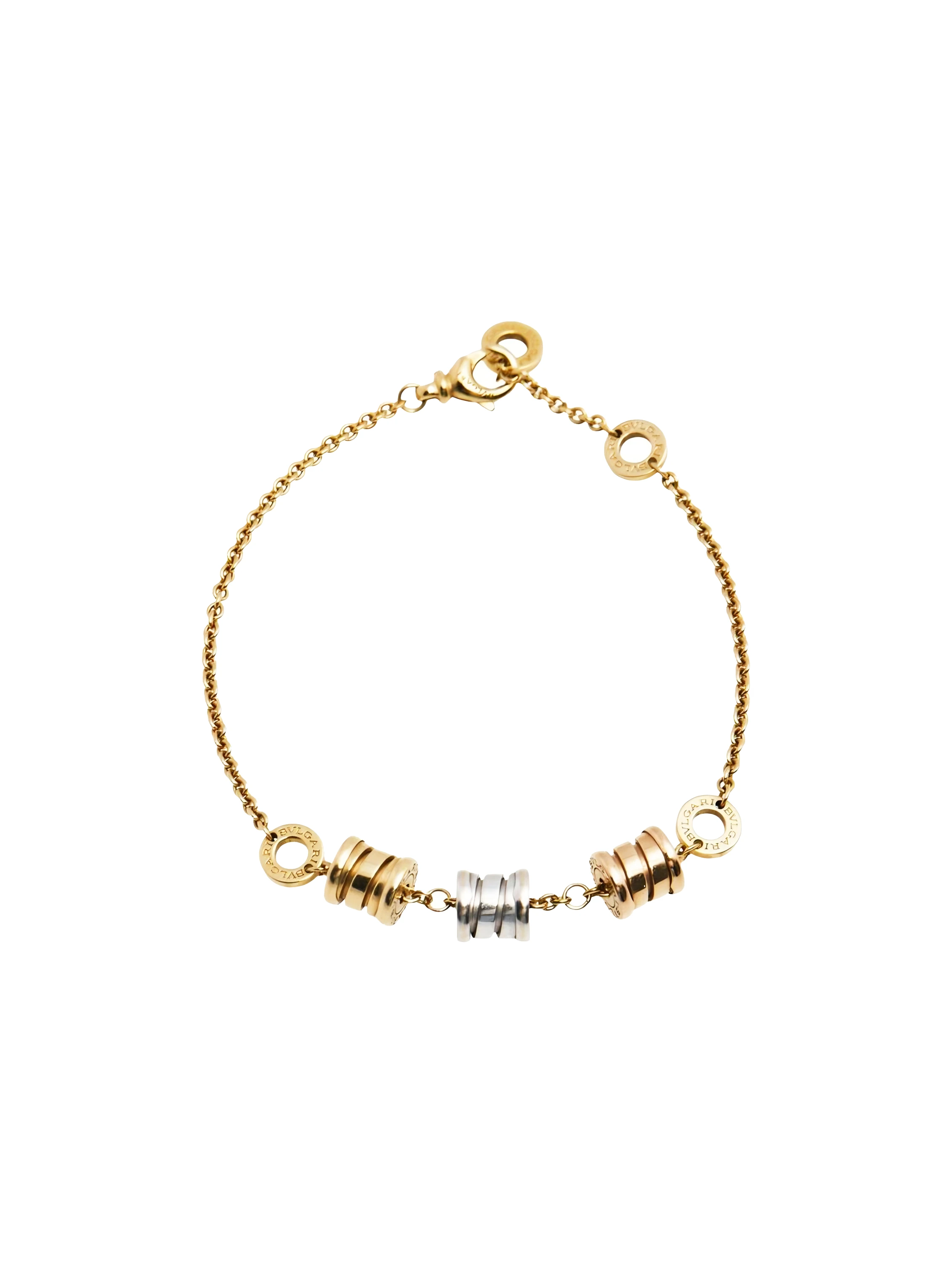 Bvlgari B.Zero1 Three Tone Gold Bracelet - In UAE