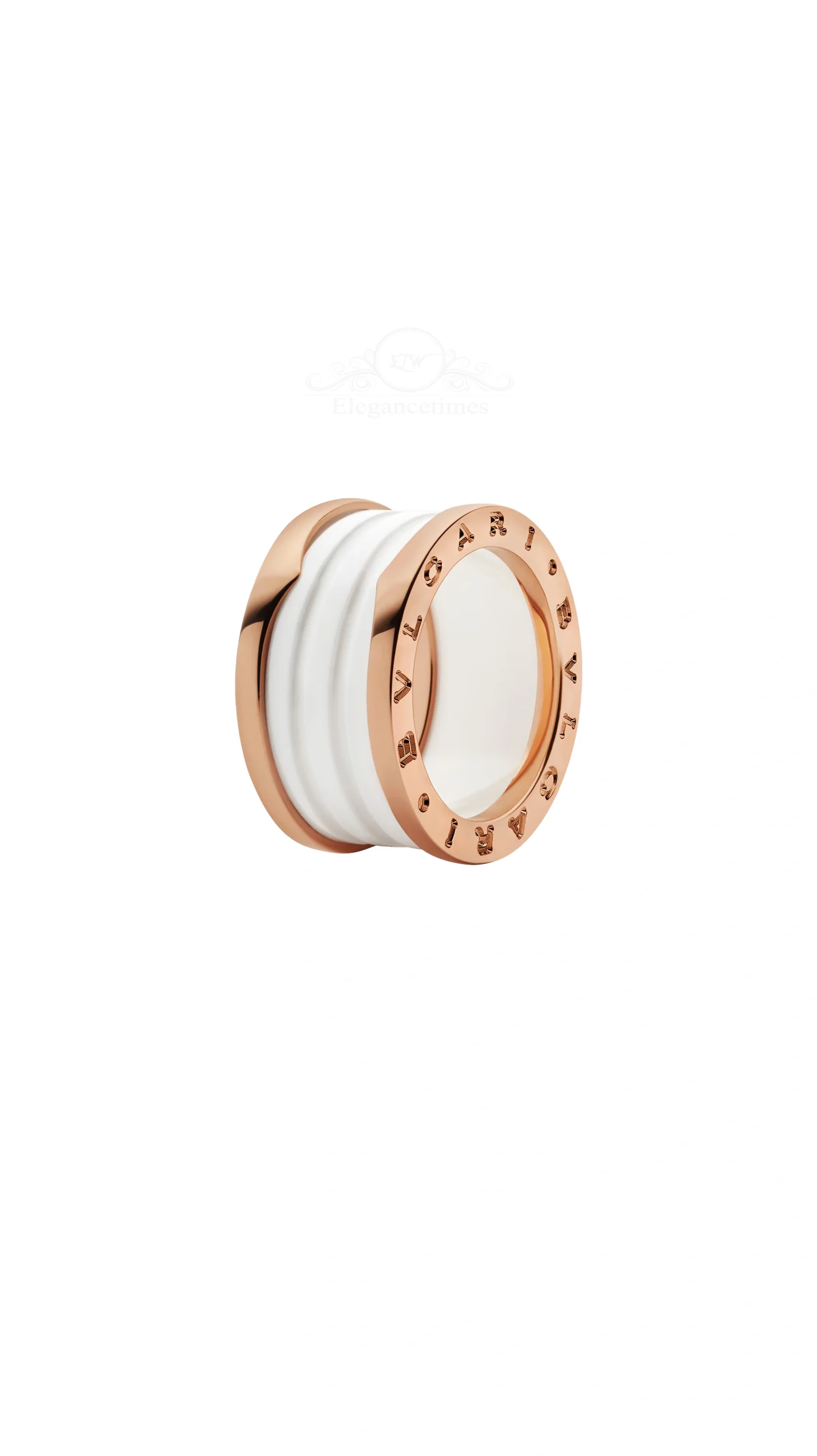Bulgari B.Zero1 Ceramic Ring - 100% Authentic