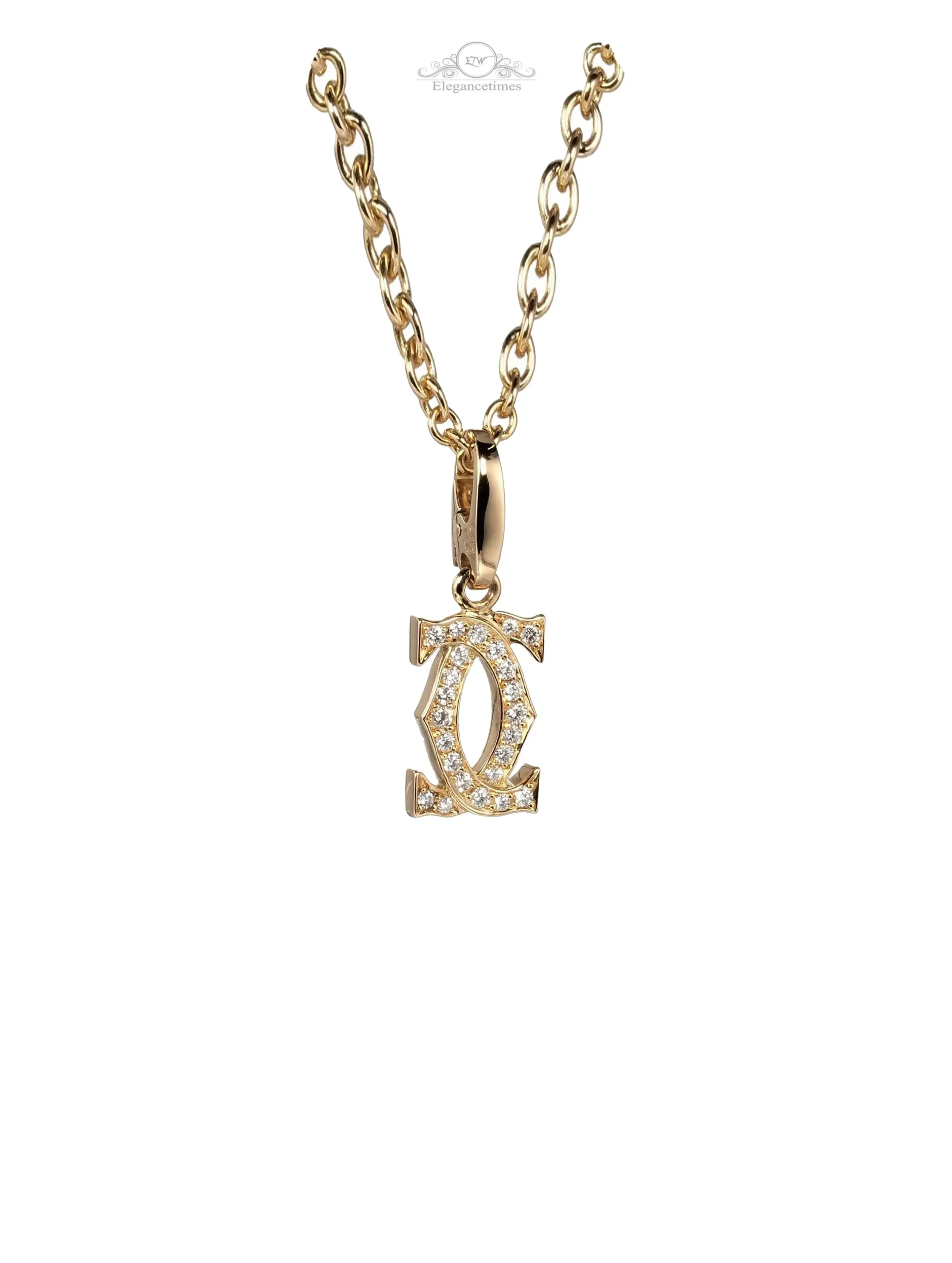 Cartier 2C Charm Necklace