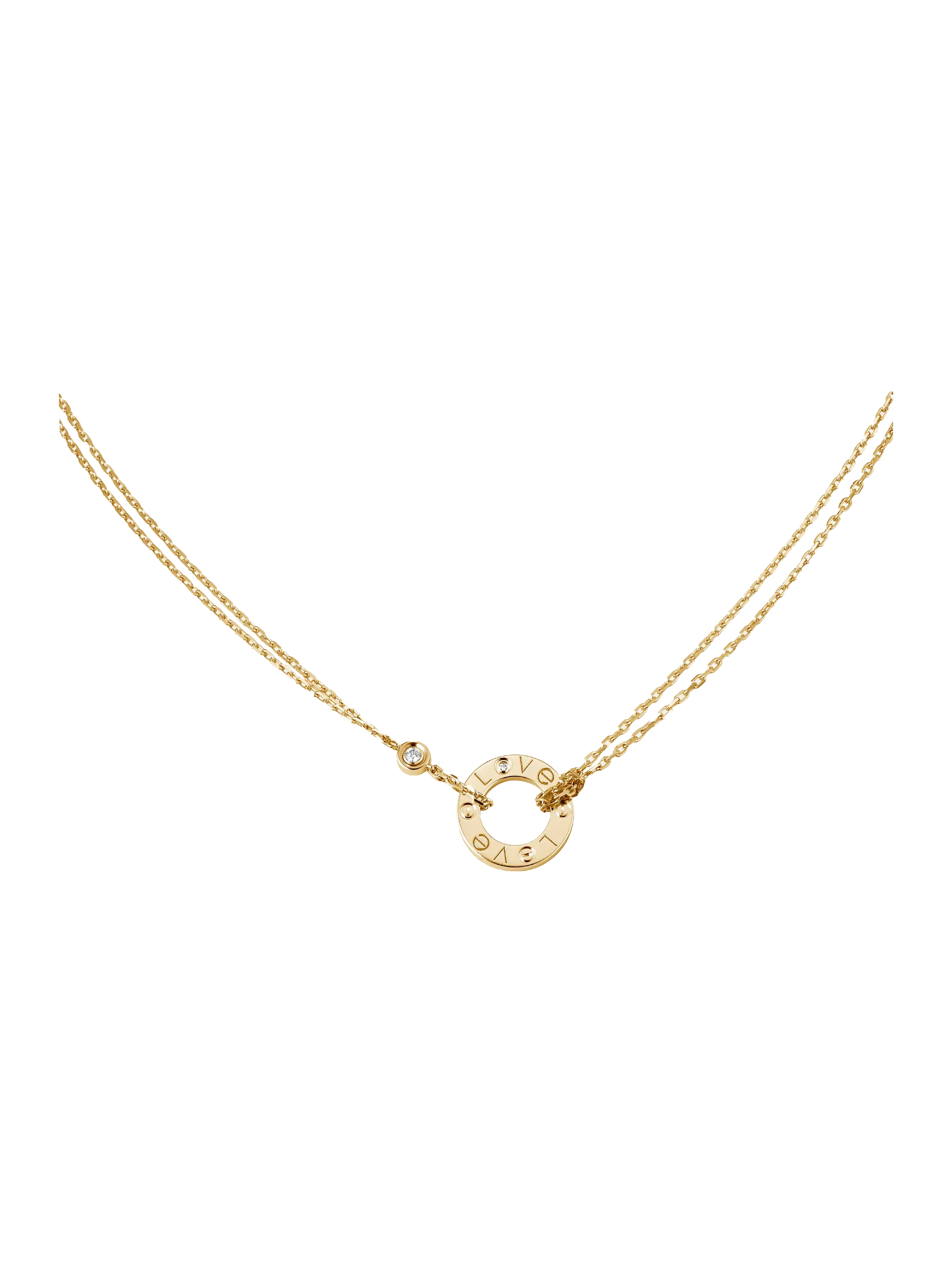 Cartier Love 2 Diamonds Pendant - In Dubai & UAE