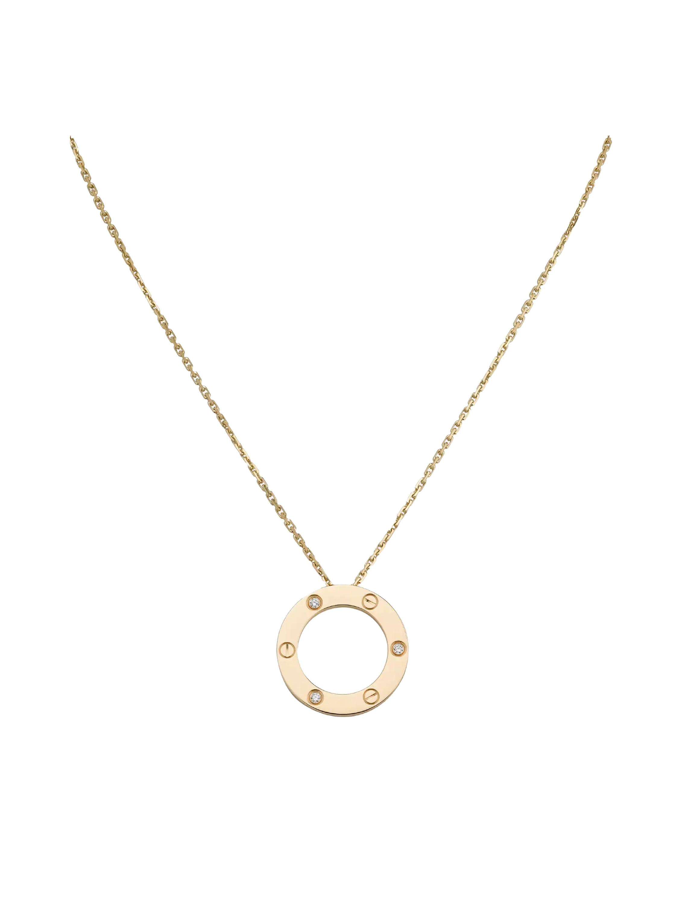 Cartier Love Necklace 3 Diamonds - In Dubai & UAE