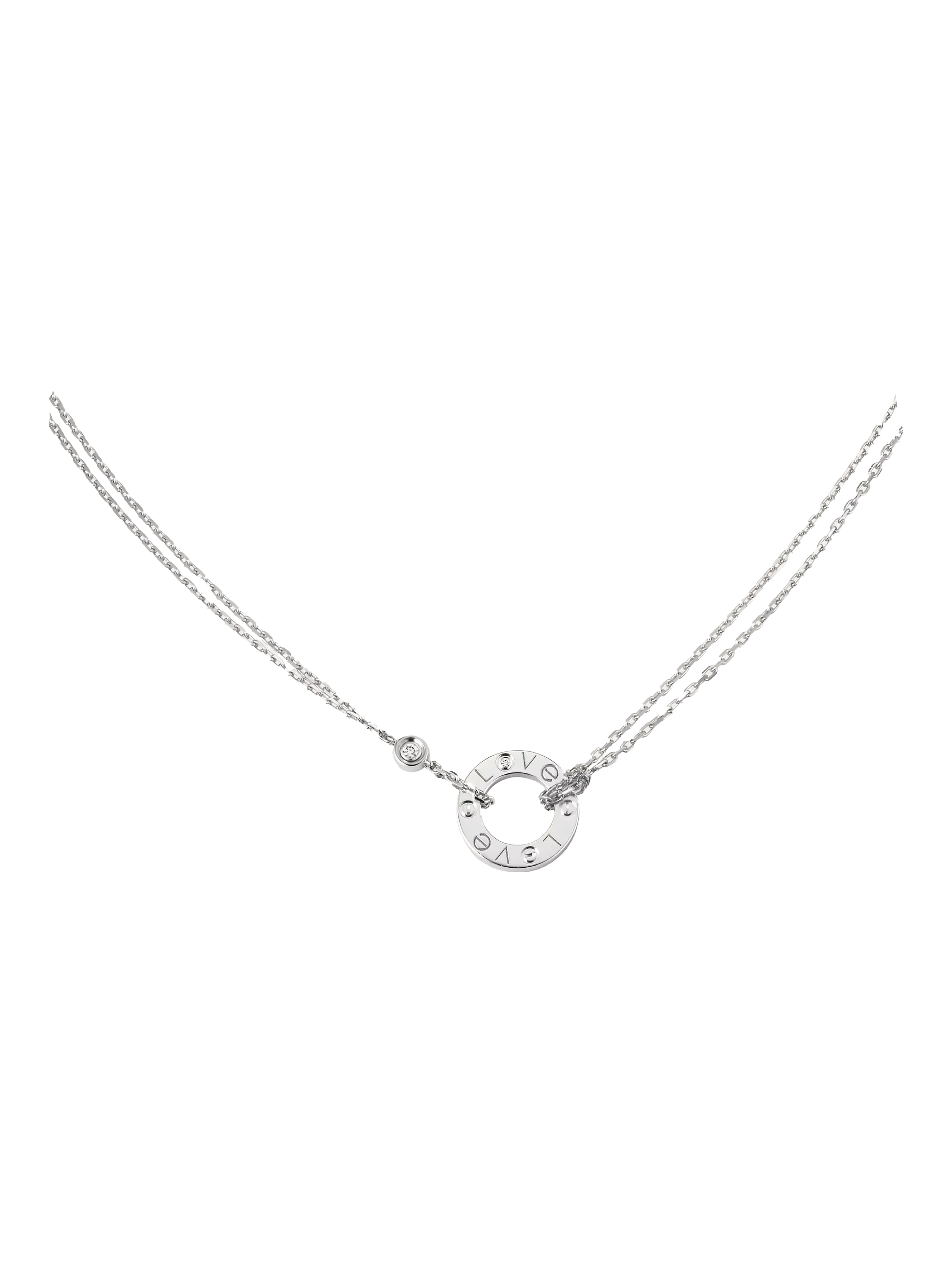 Cartier Love Pendant 2 Diamonds - In Dubai & UAE