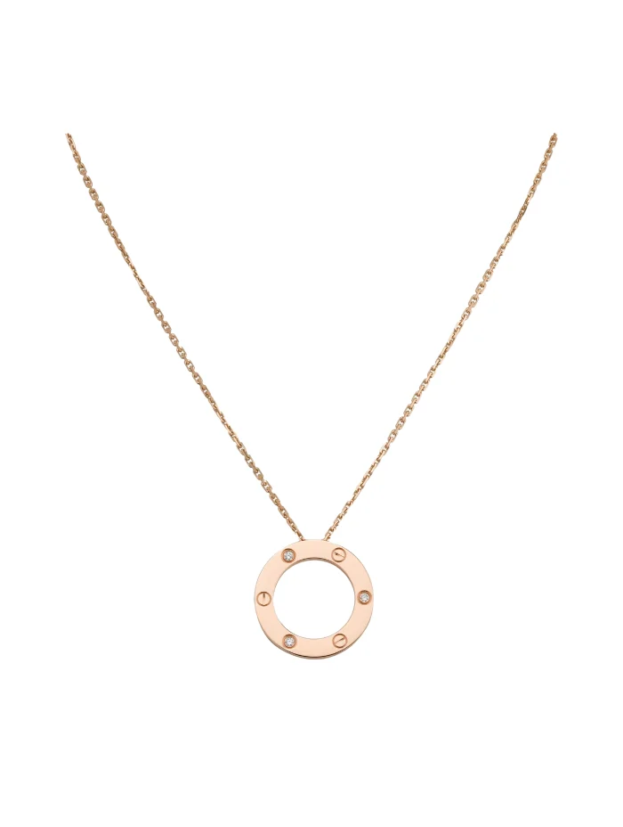 Cartier Love Pendant 3 Diamonds