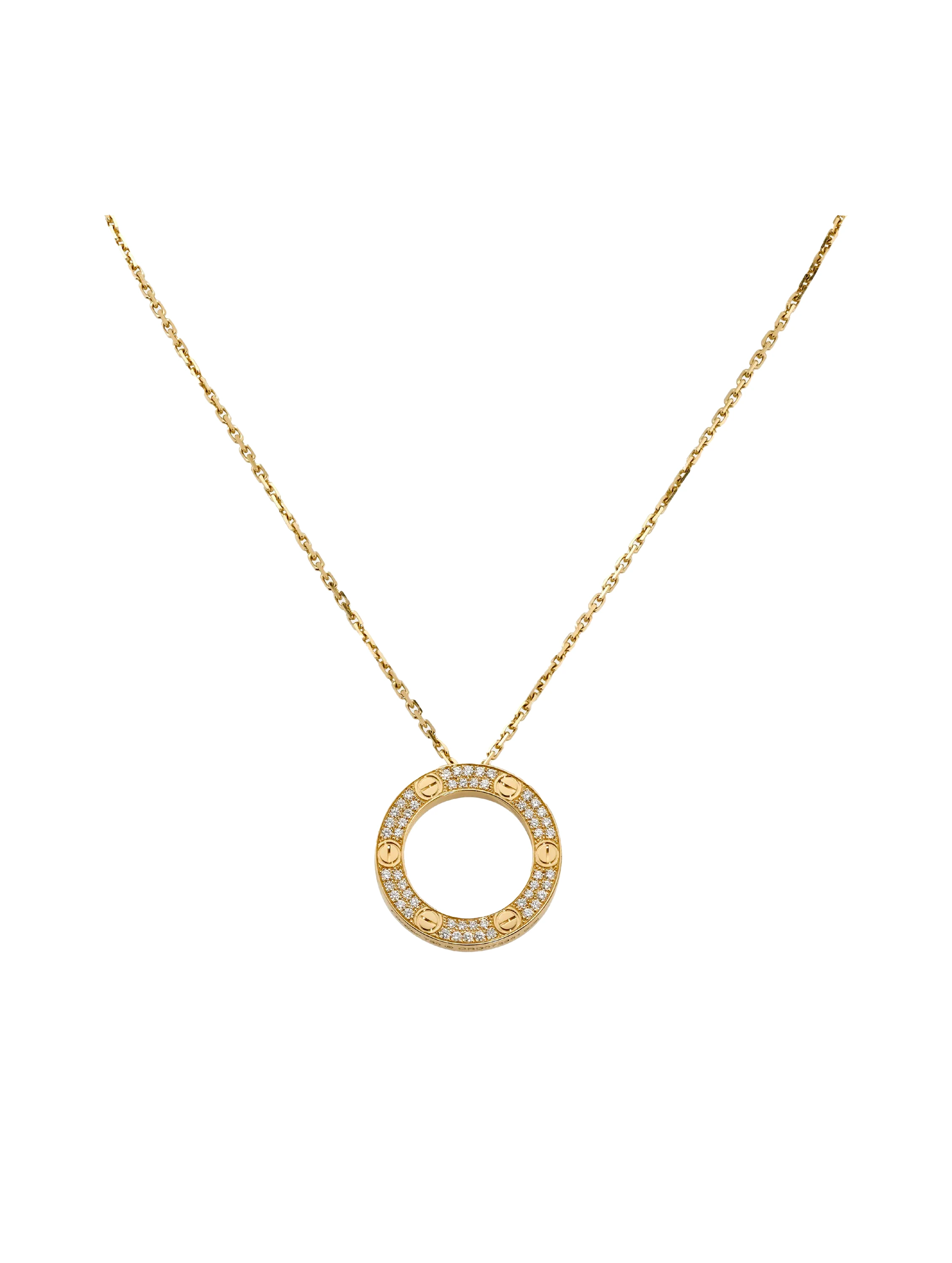 Cartier Love Poved Pendant B7058400 - In Dubai & UAE