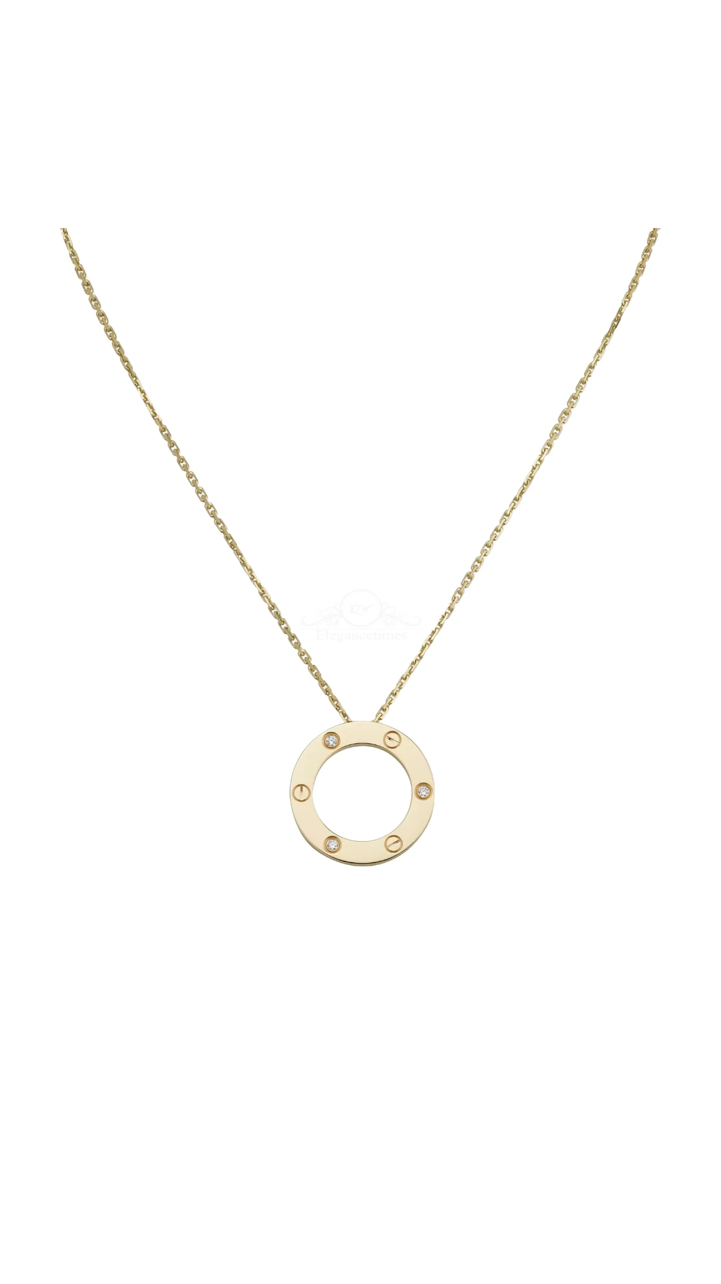 Cartier Love Necklace 3Diamonds - ELEGANCETIMES