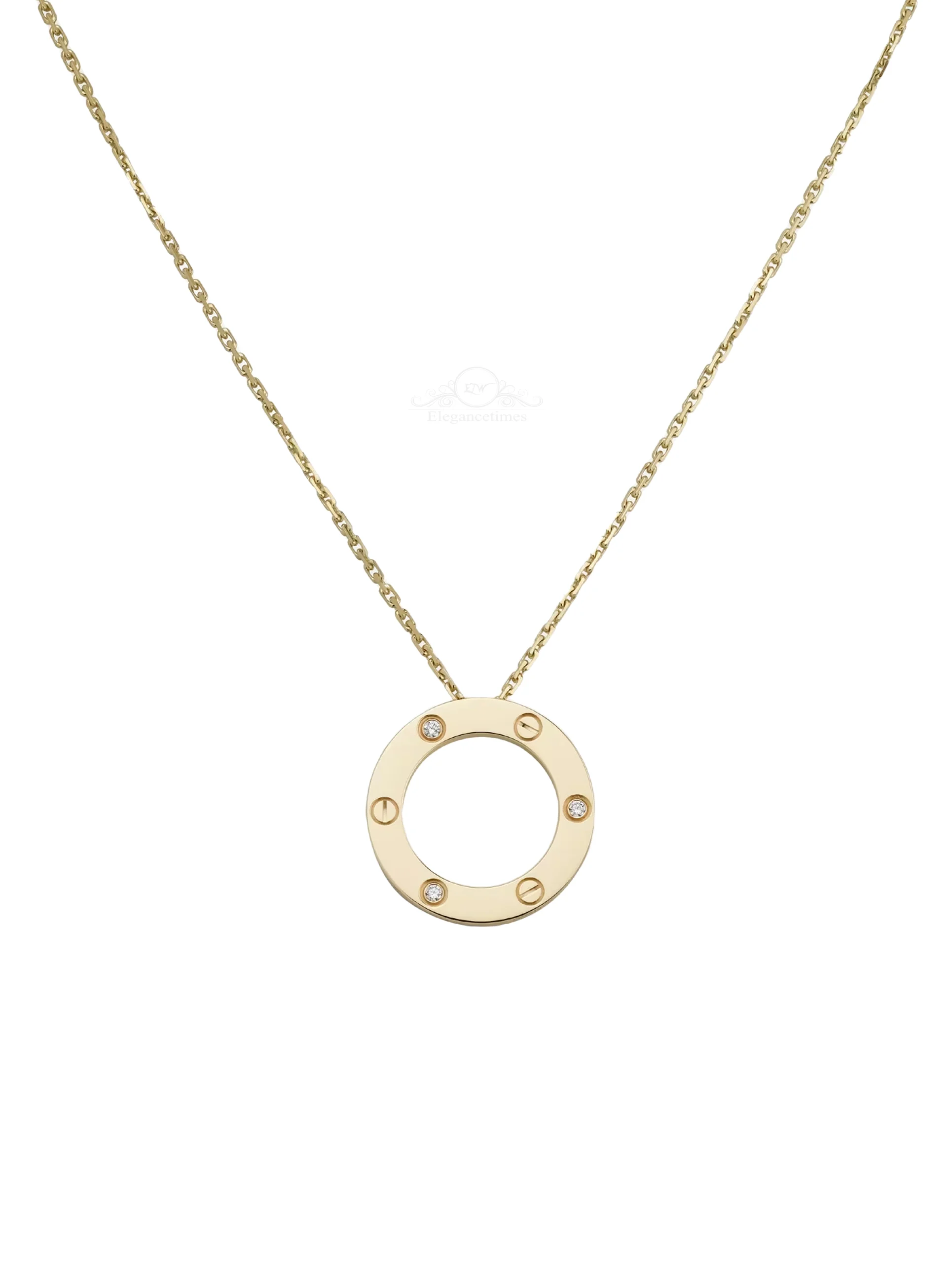 Cartier Love Necklace Yellow Gold - 100% Authentic - UAE