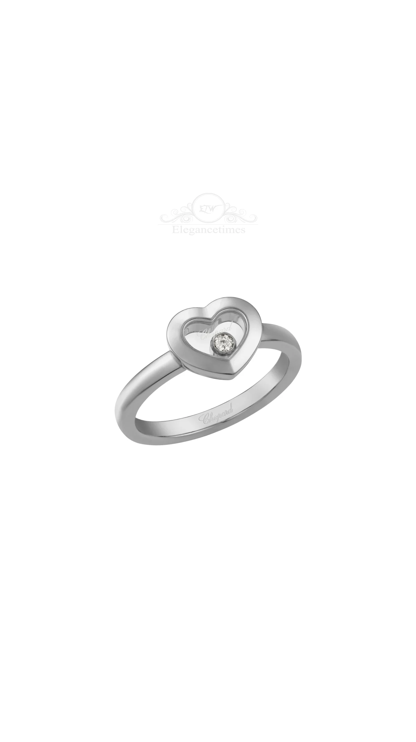 Chopard Happy Diamonds Icons Ring - 100% Authentic