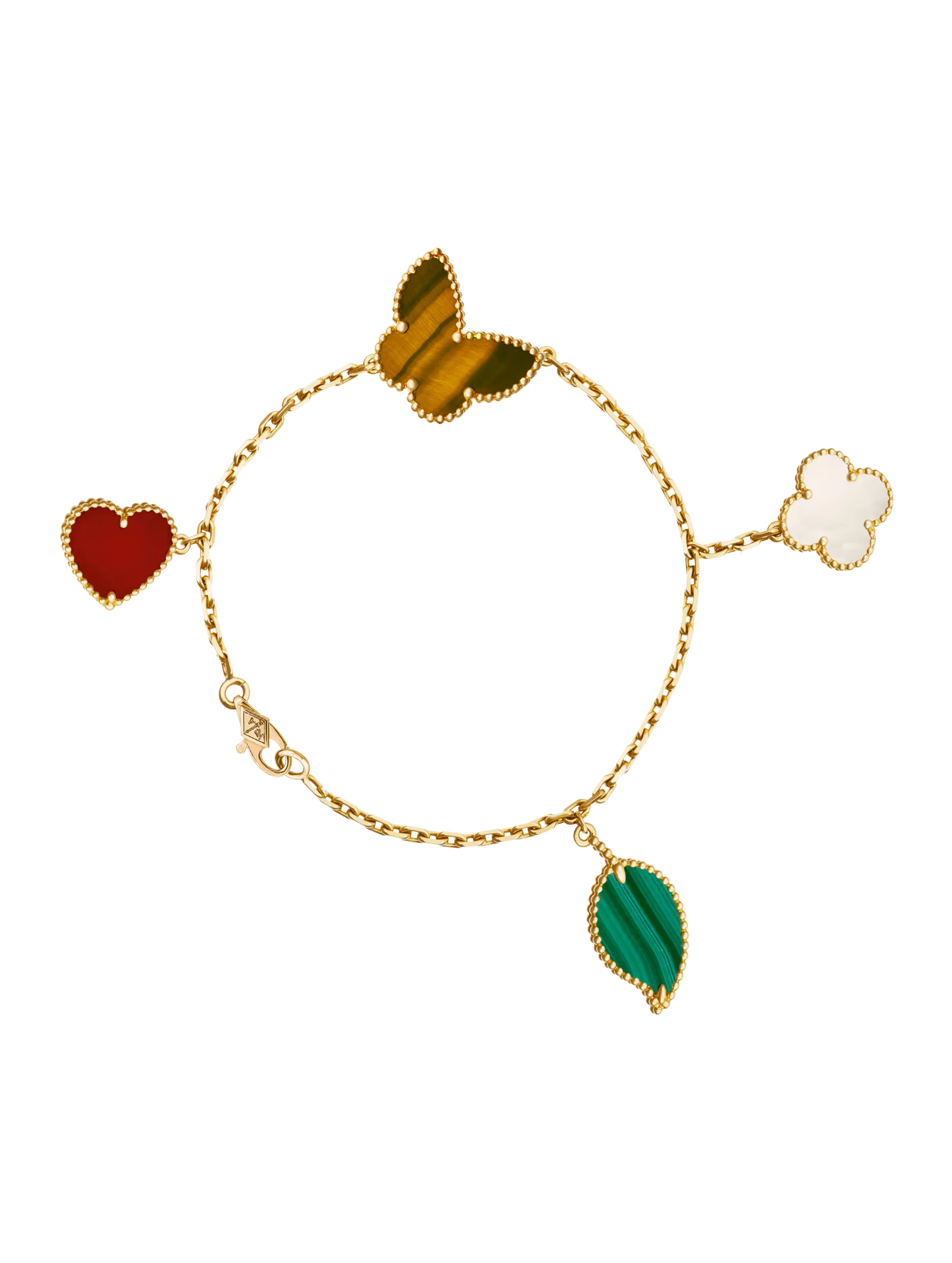 Lucky Alhambra Bracelet VCARD79600 - 100% Authentic