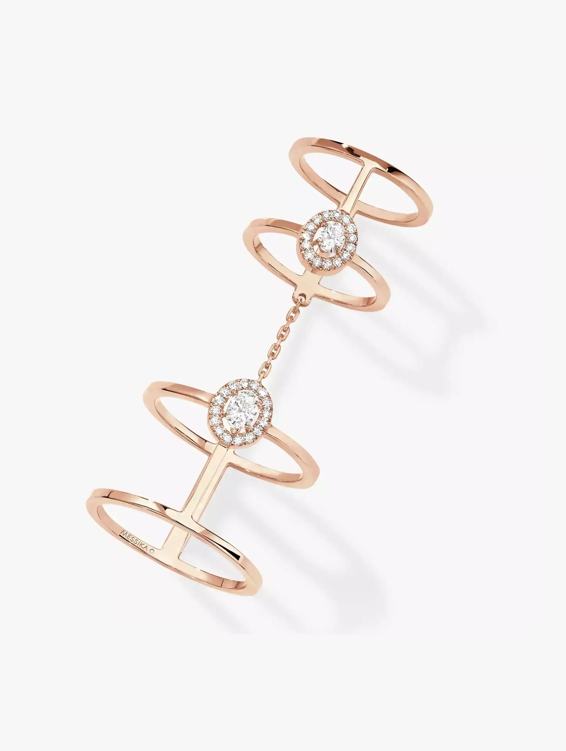 Messika GlamAzone Double Ring - 100% Authentic