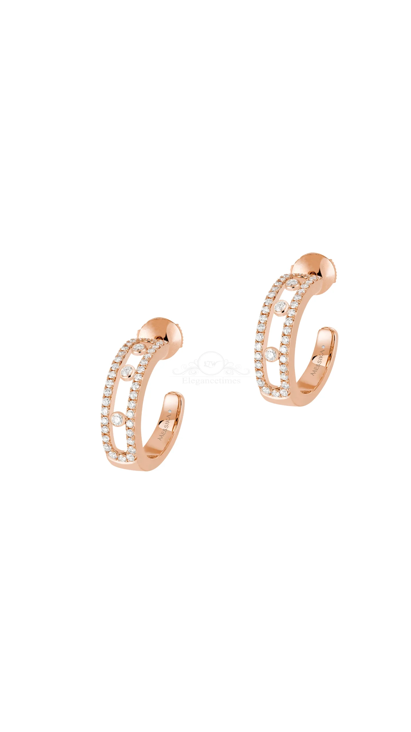 Bran-New Messika Move Hoop Earrings - 100% Authentic
