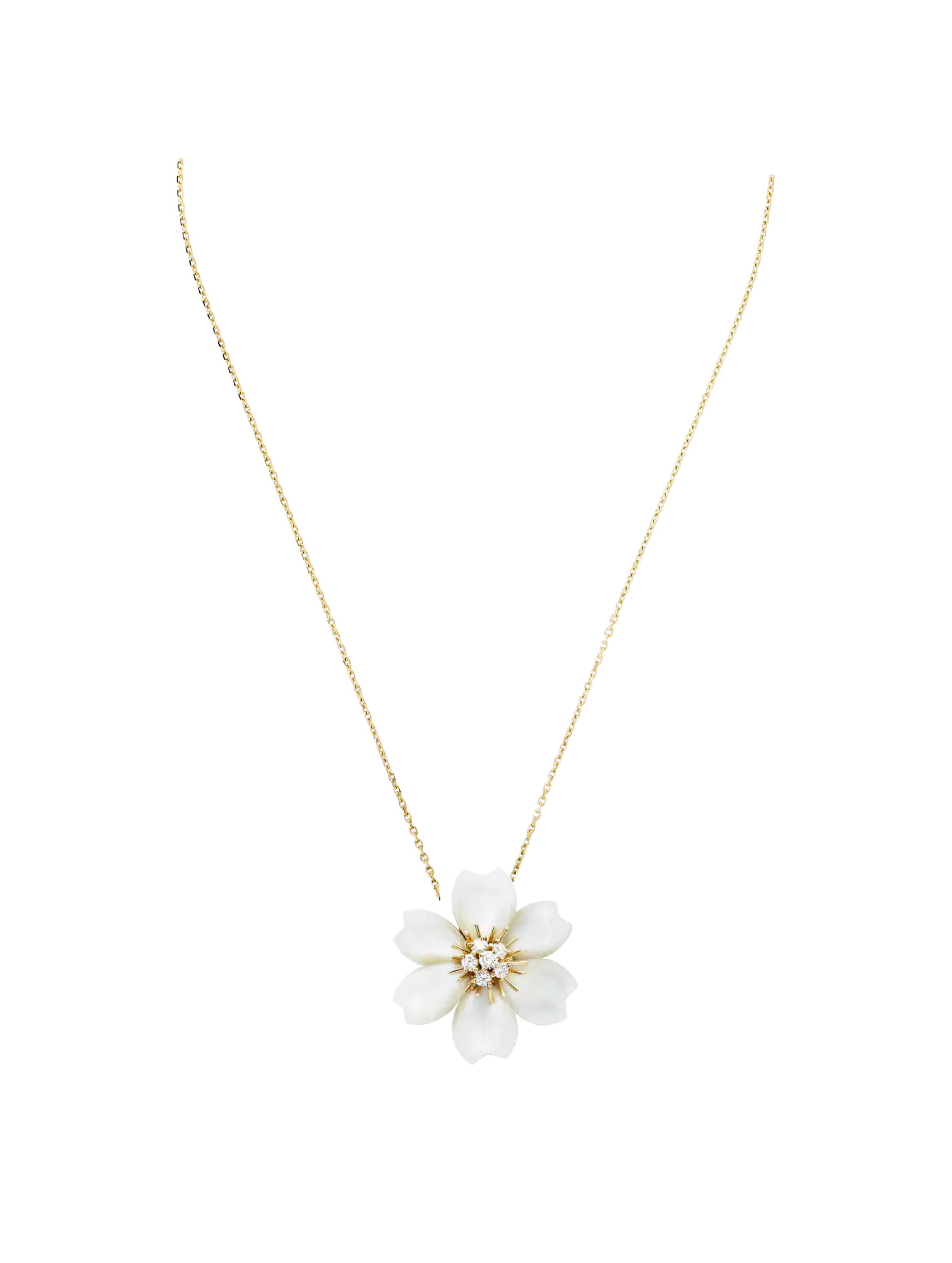 Rose De Noel Clip Pendant