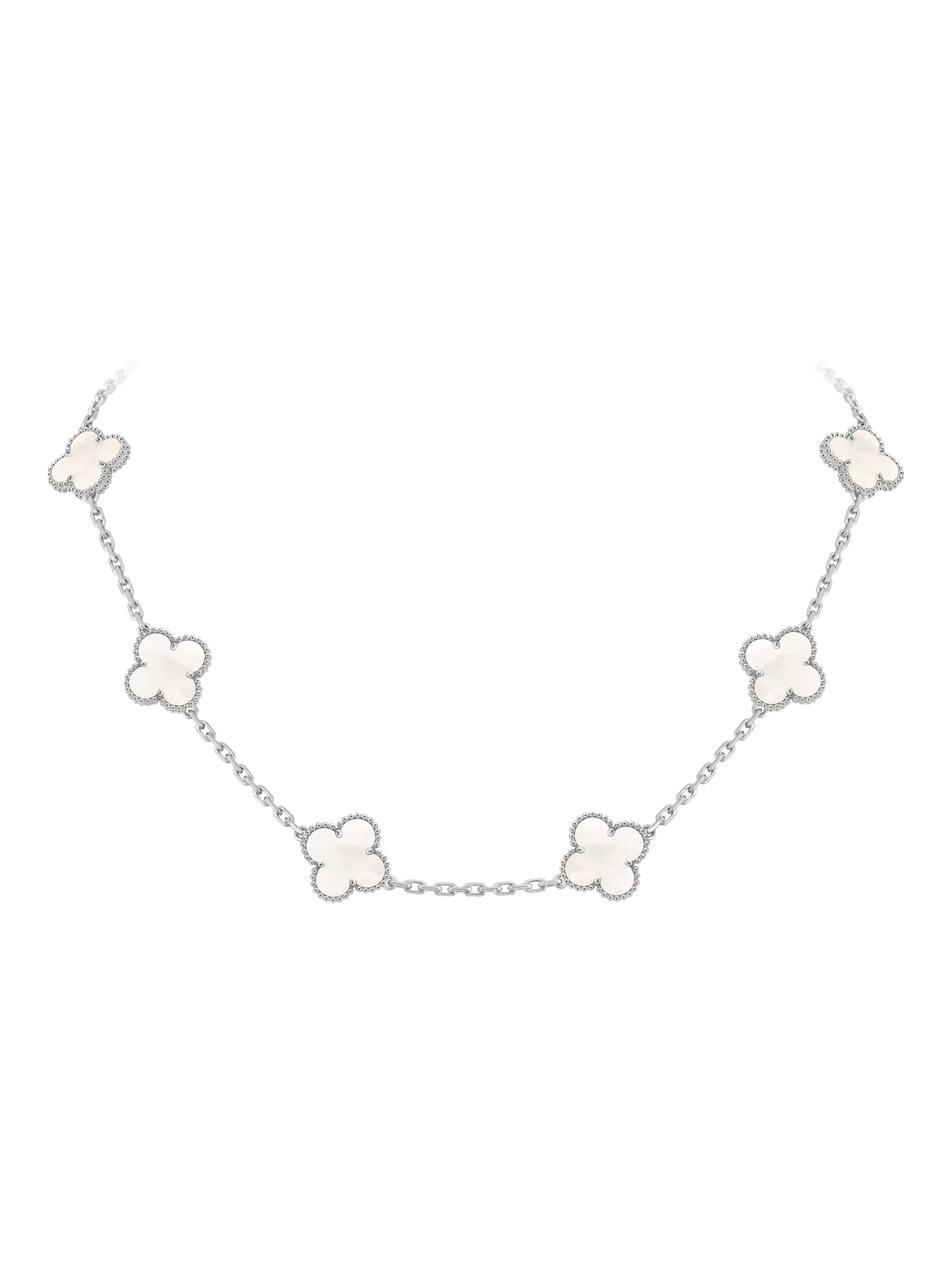 Vintage Alhambra 10 Motifs Necklace - 100% Authentic