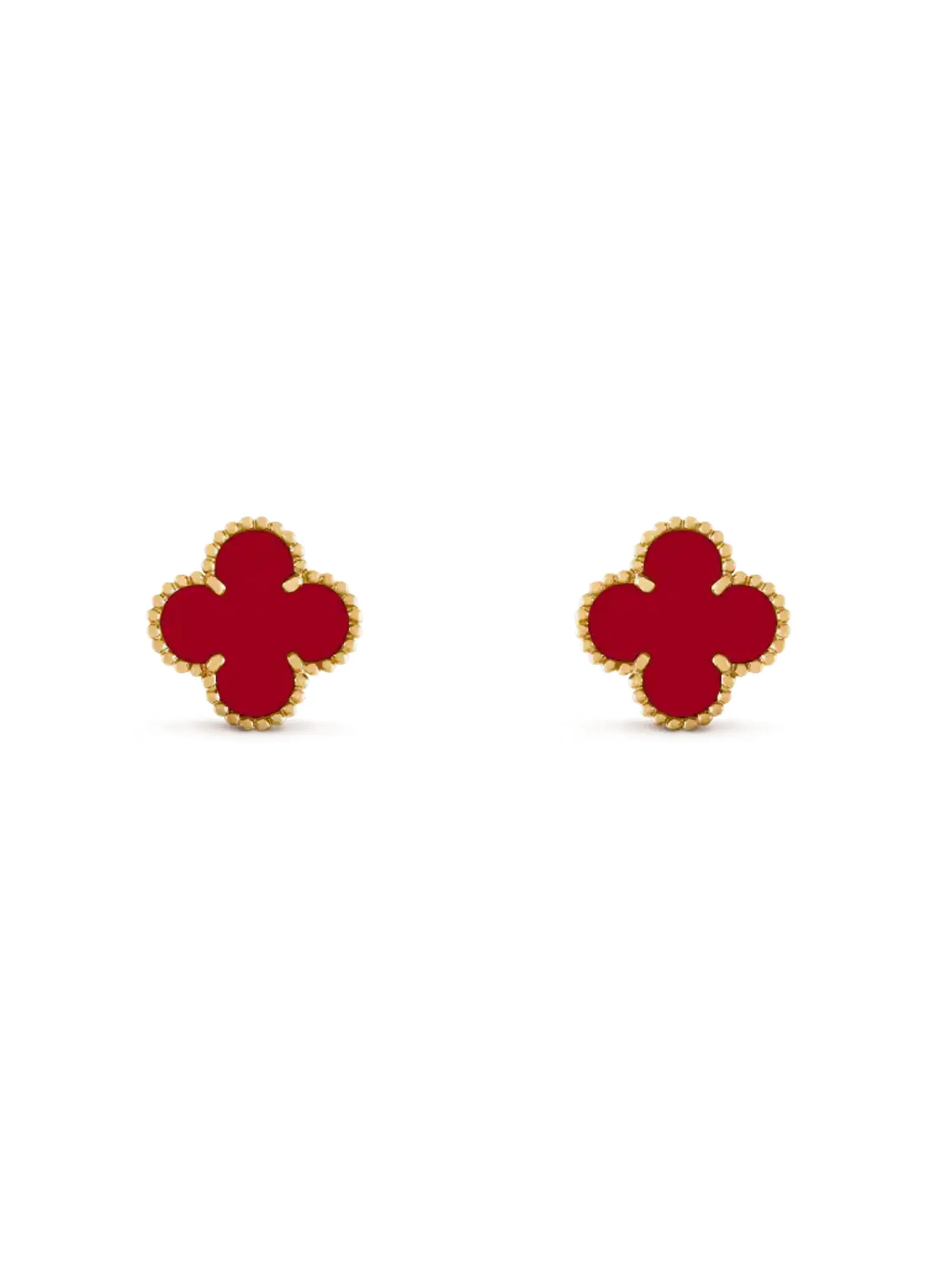 Vintage Alhambra Carnelian Earrings VCARD40400 - UAE