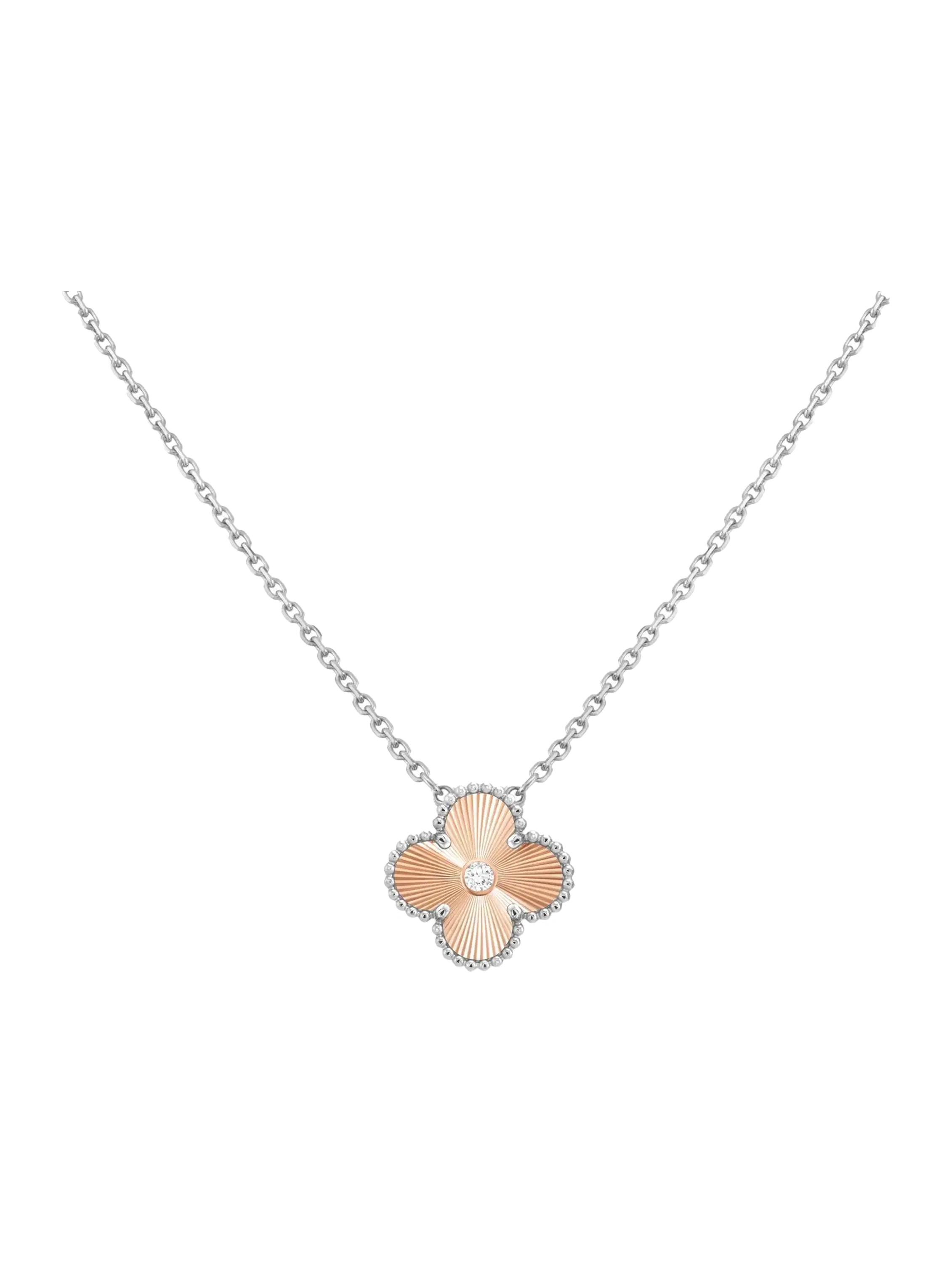 Vintage Alhambra Guilloche Necklace - In Dubai & UAE