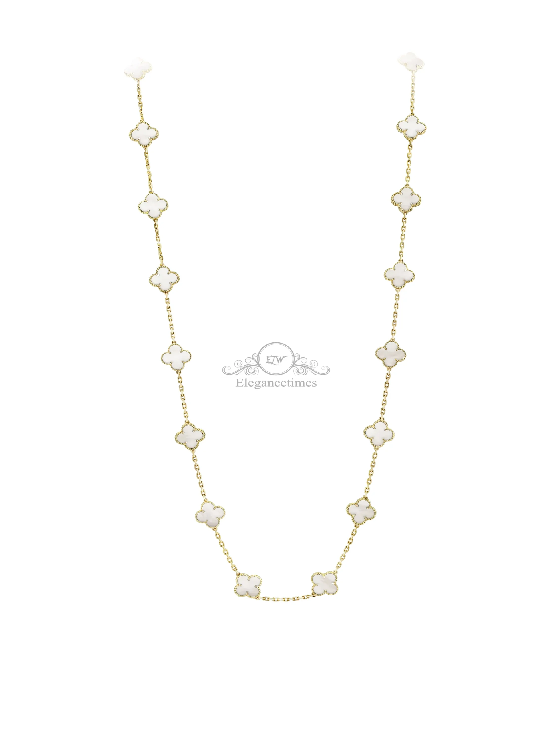 Vintage Alhambra Long Necklace 20Motifs-Buy in Dubai & UAE