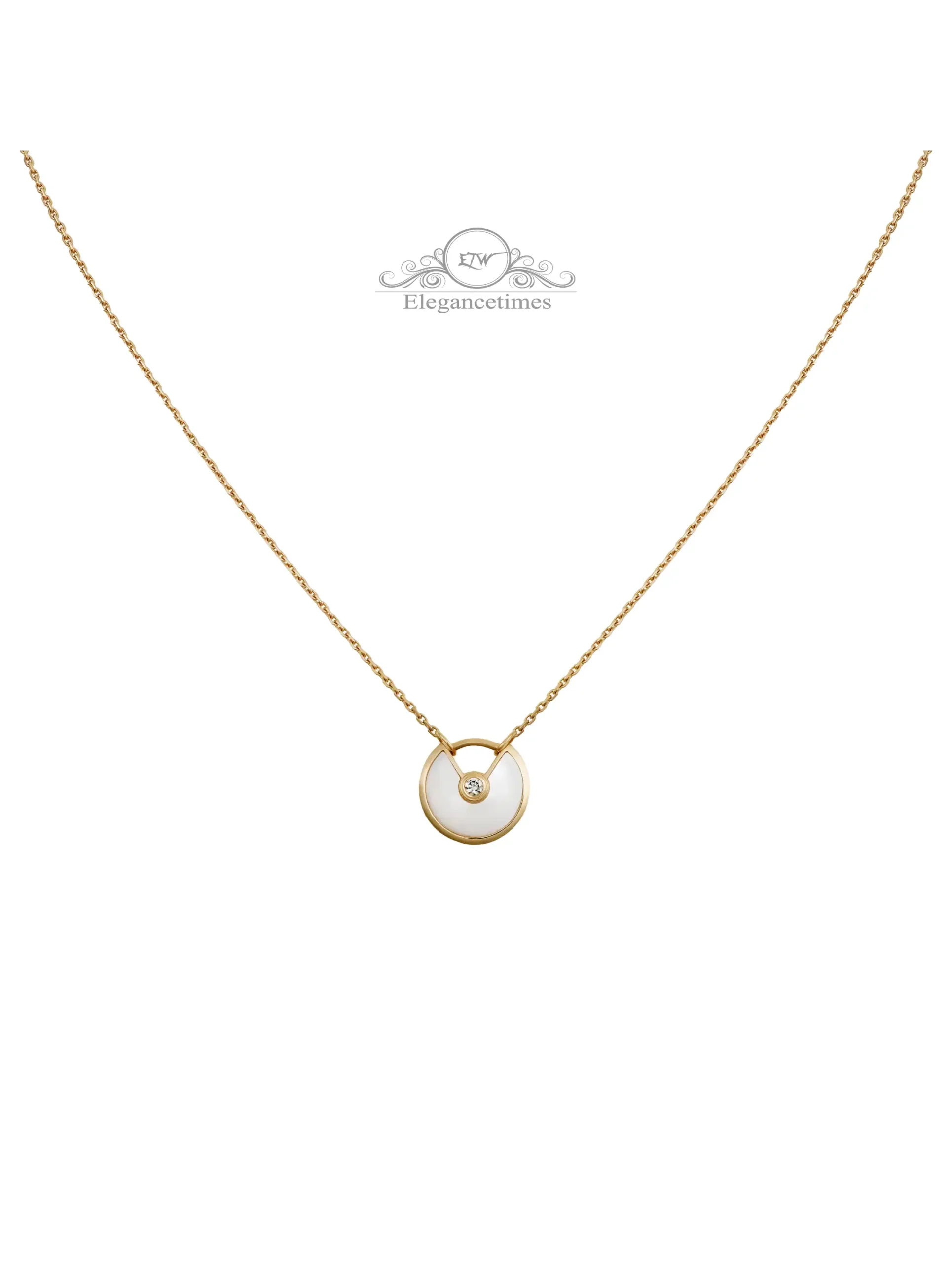 AMULETTE DE CARTIER NECKLACE MOP - ELEGANCETIMES