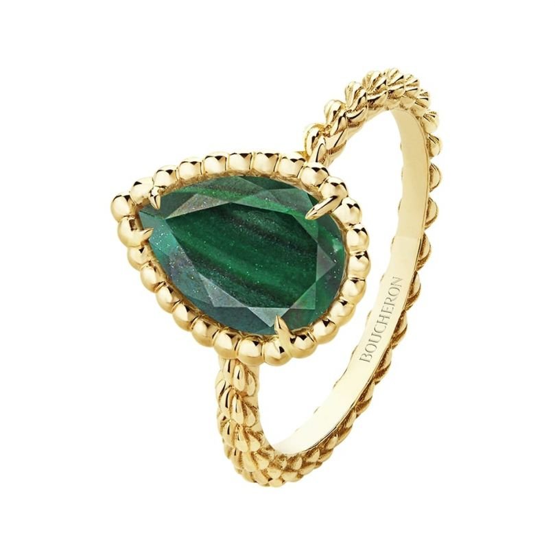 BOUCHERON SERPENT BOHEME MALACHITE RING