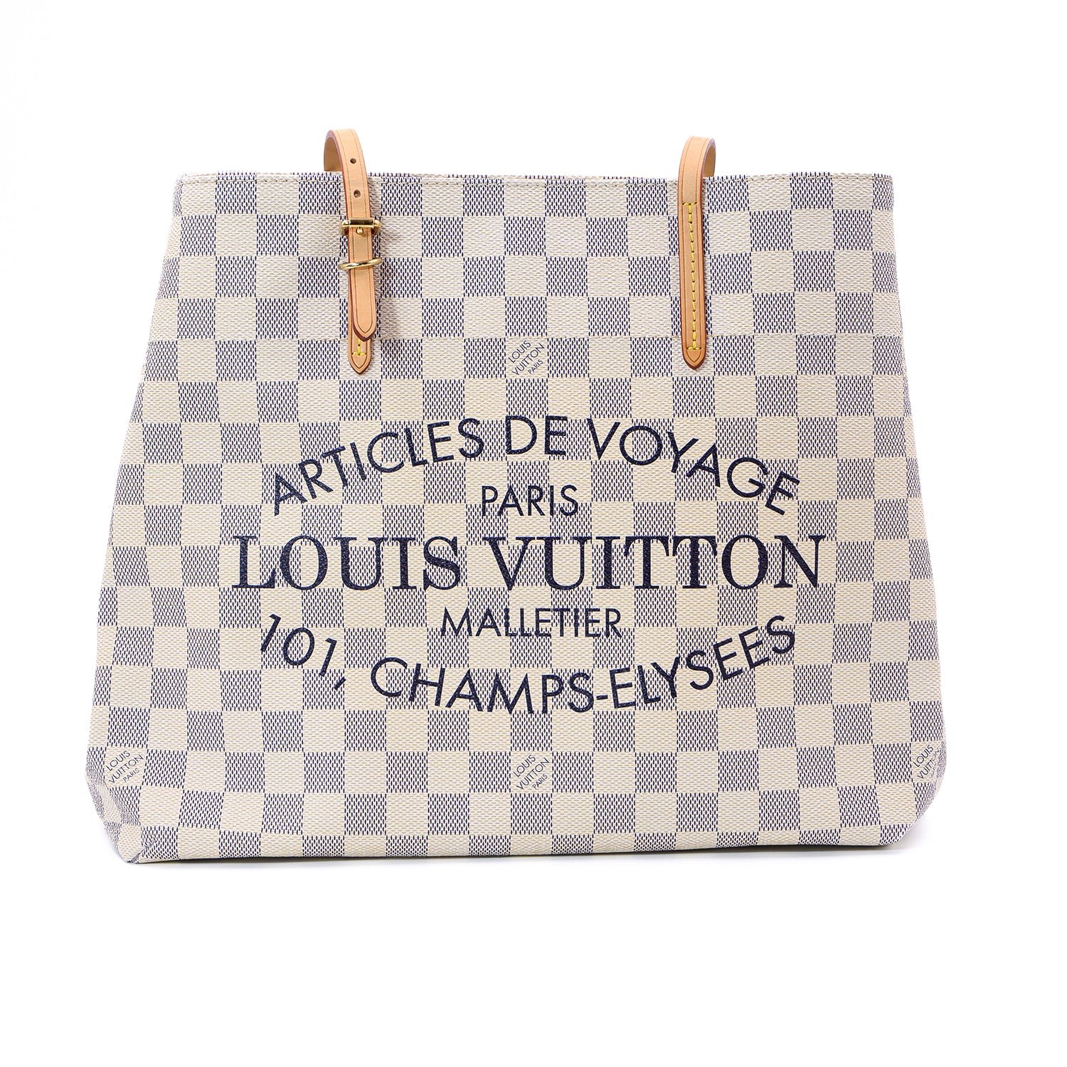 Louis Vuitton Damier Azur Cabas Adventure MM Bag