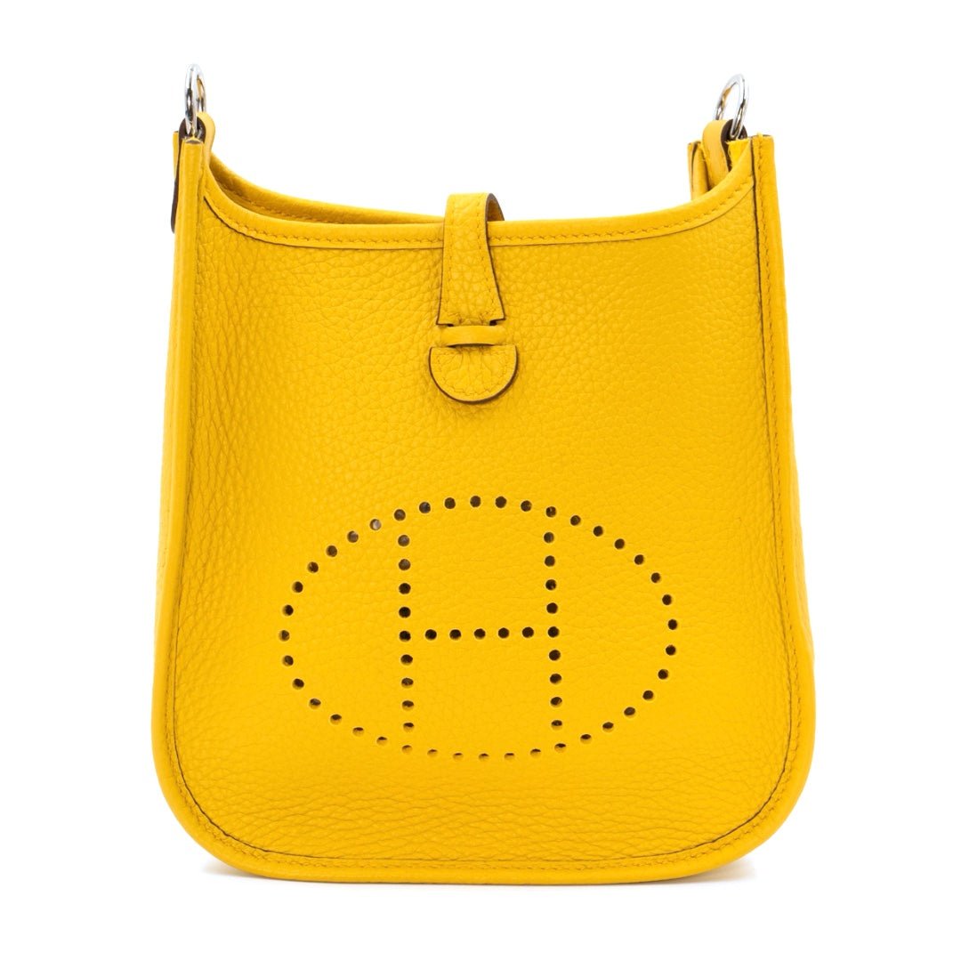 Hermès Evelyne 16 Bag in Sun Taurillon Clémence Leather with Palladium Hardware