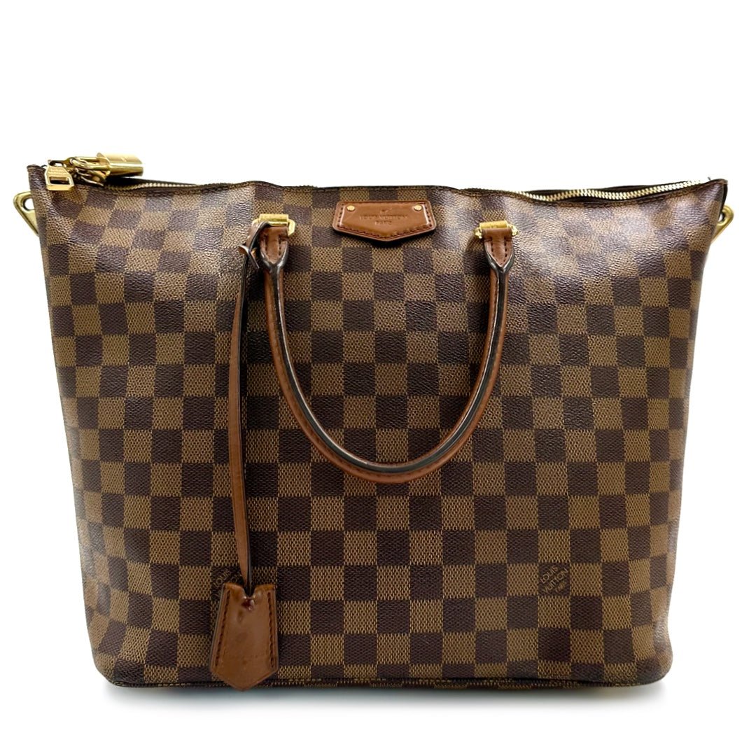 Louis Vuitton Damier Ebene Canvas Belmont PM Tote Bag