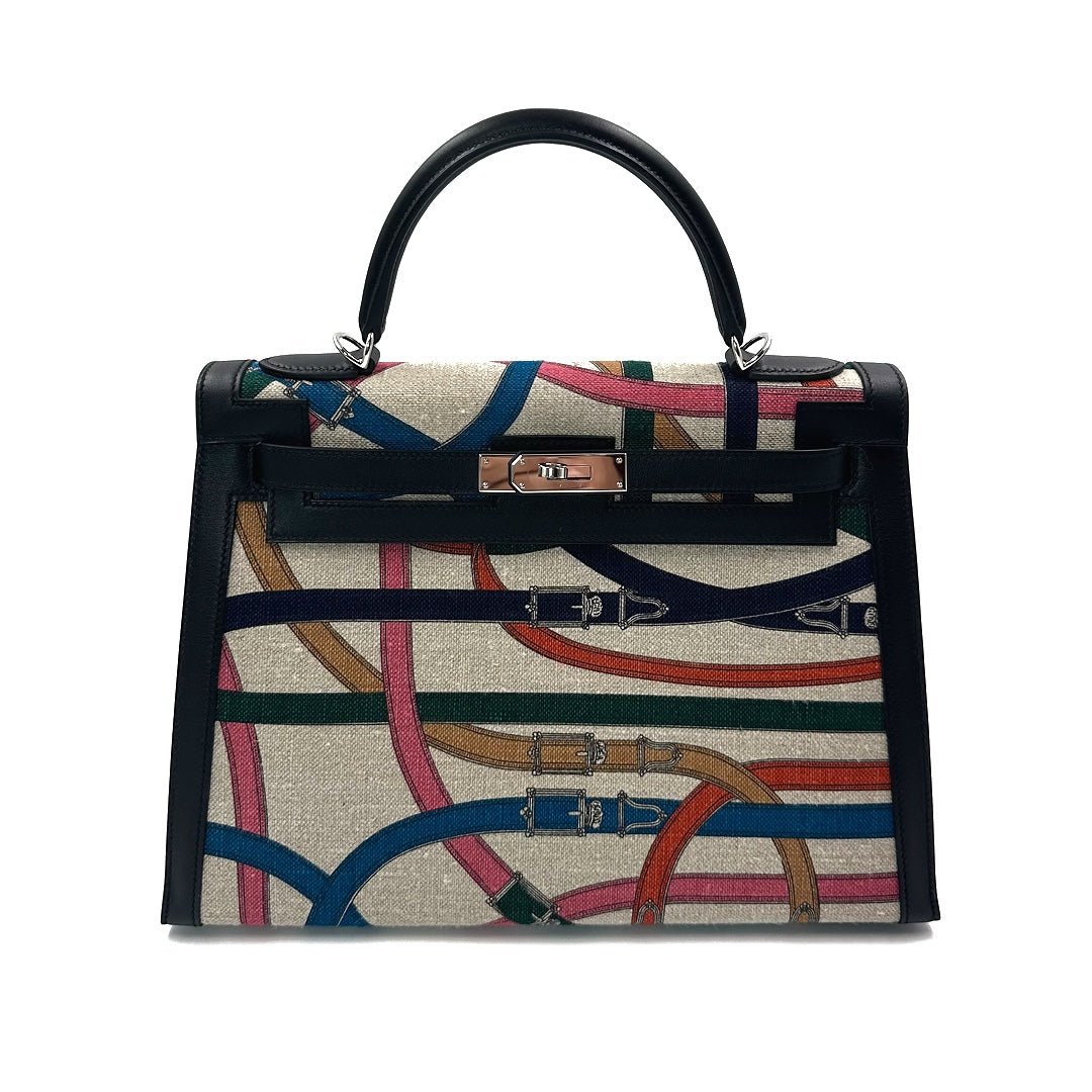Hermès Kelly Sellier 32 Cavalcadour PHW Limited Edition