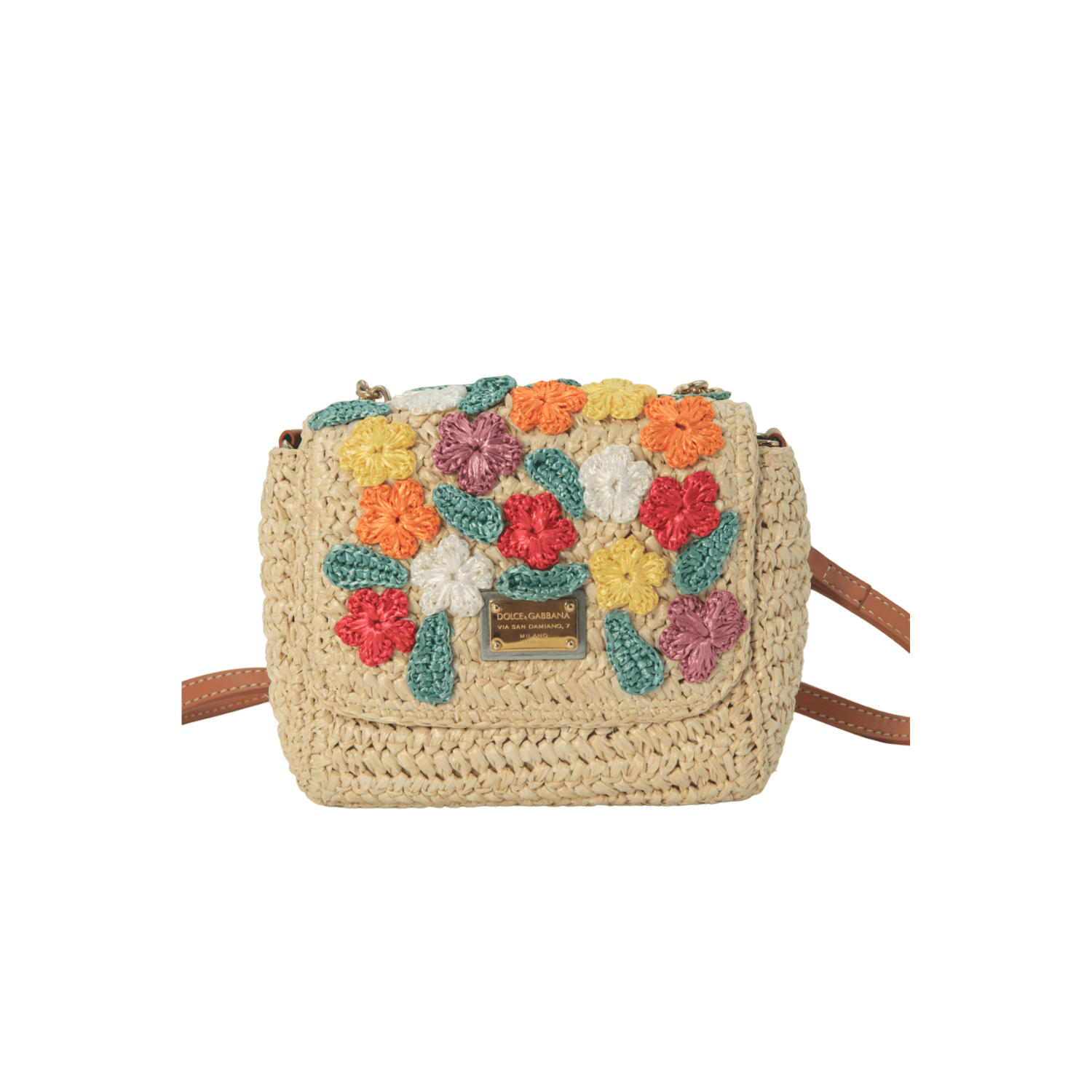 Dolce & Gabbana  Wicker Crossbody Bag