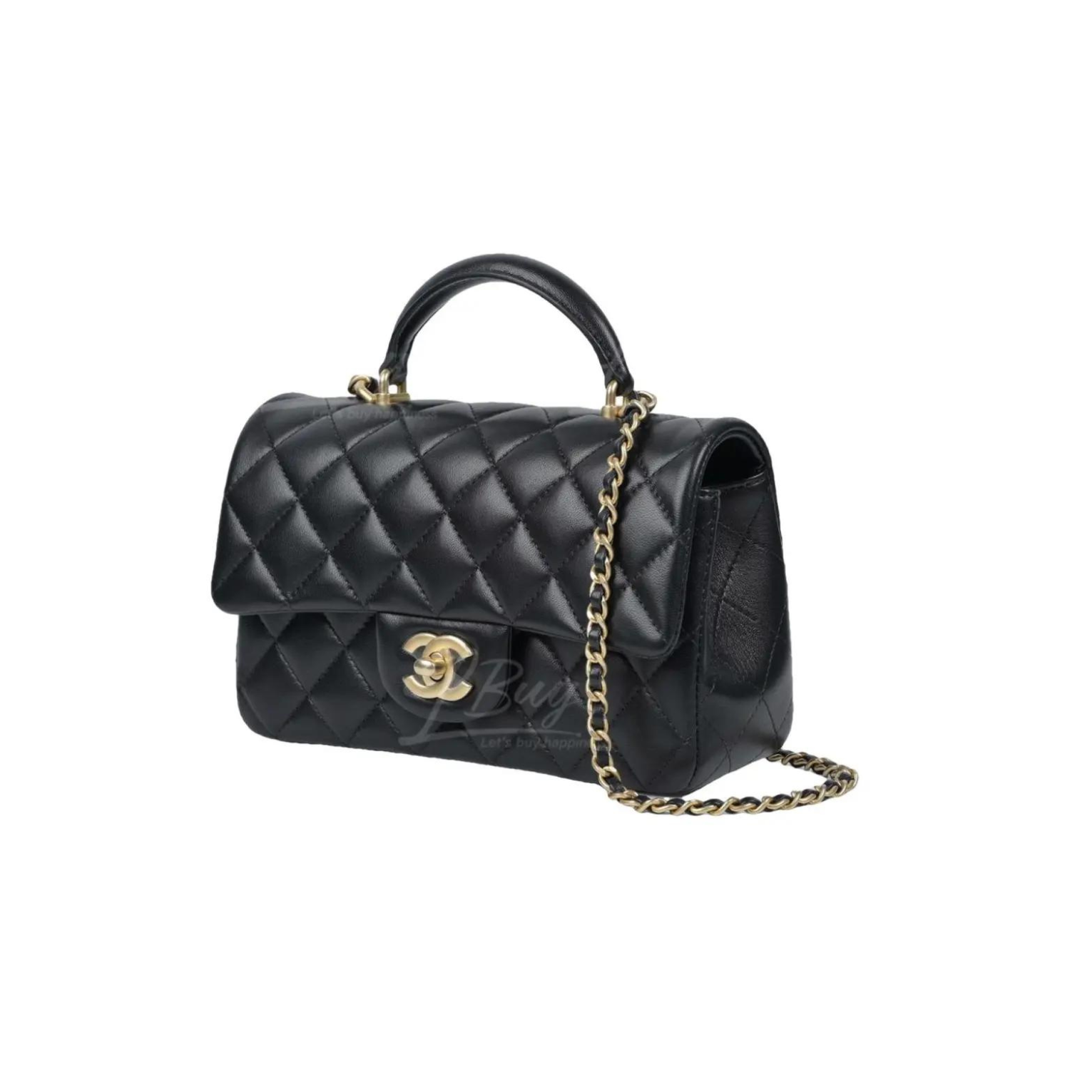 Chanel Timeless Classique Top Handle leather handbag