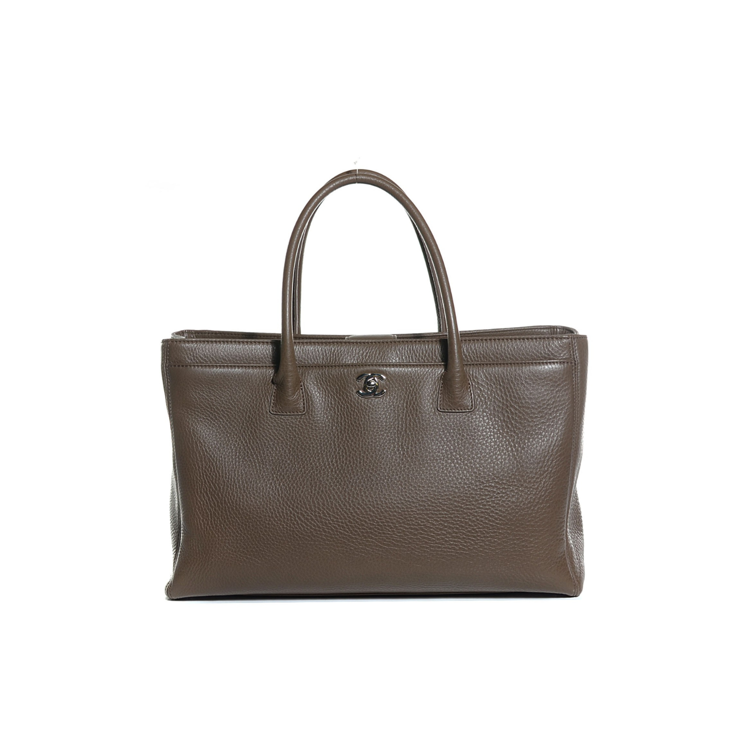 Chanel Shopper Tote In Taupe Color Bag