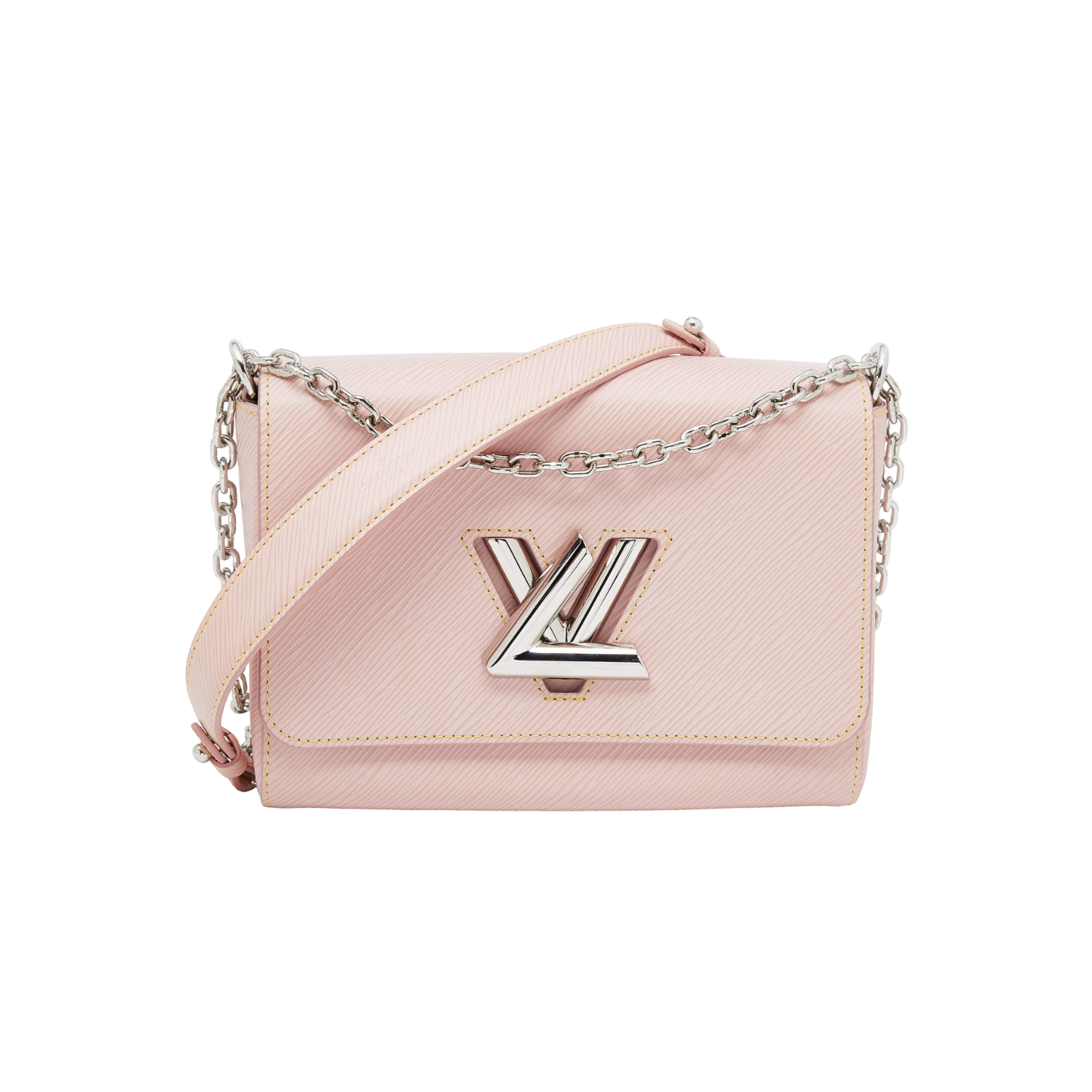 Louis Vuitton Rose Ballerine Epi Leather Twist MM Bag