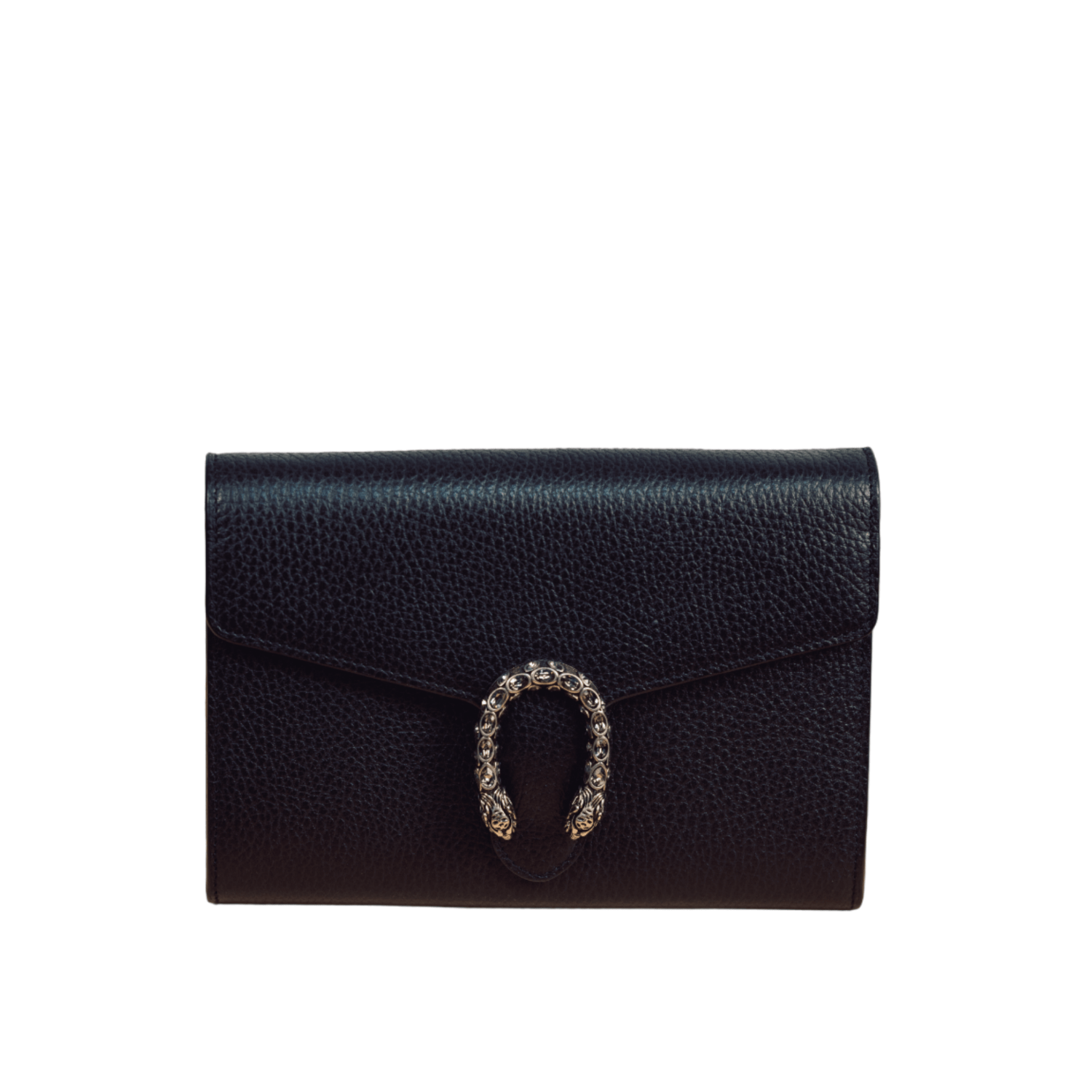 Gucci Black Small Dionysus Leather Shoulder Bag