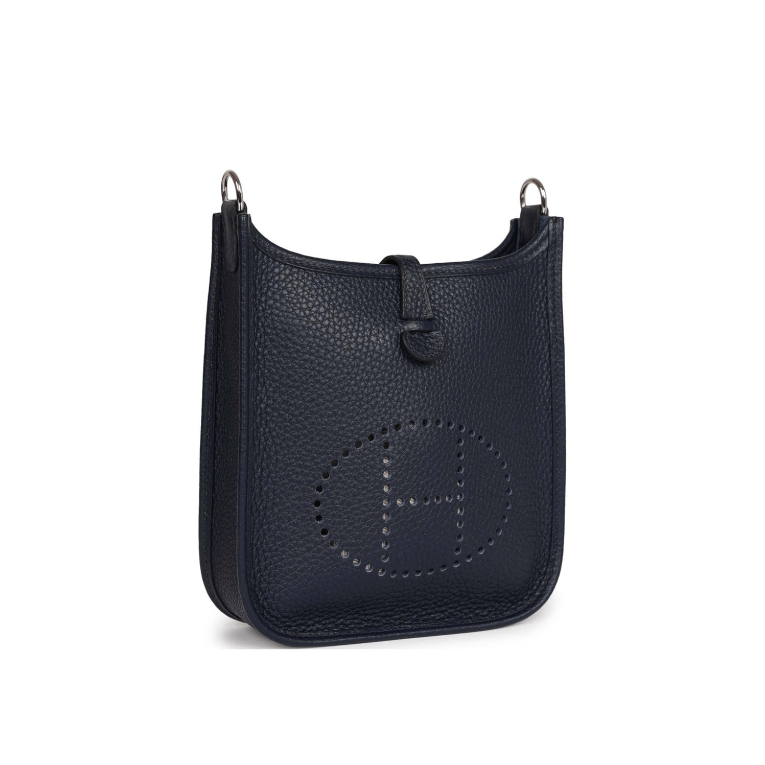 Hermès Evelyne TPM Bleu Nuit Clemence Palladium Hardware bag